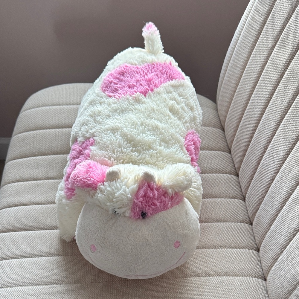 strawberry milk pillow pet